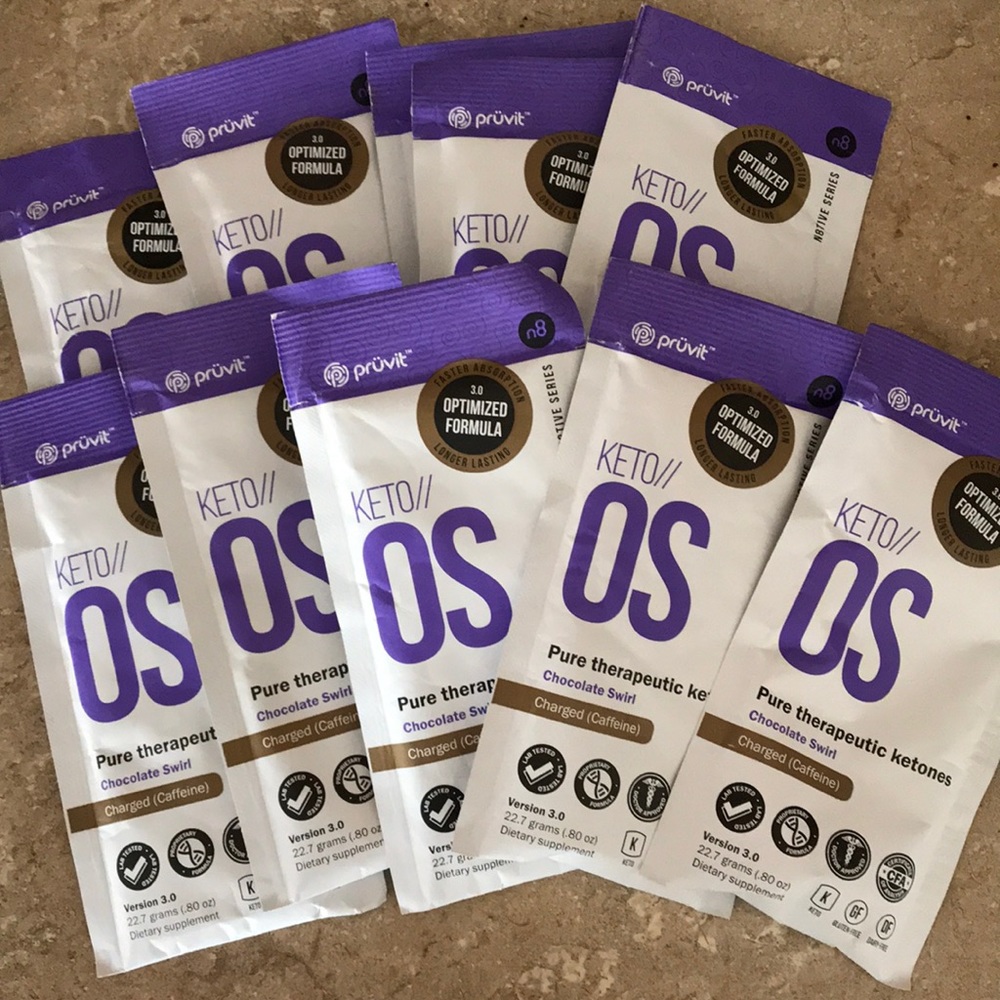 Keto OS - 10 Chocolate Swirl with caffeine